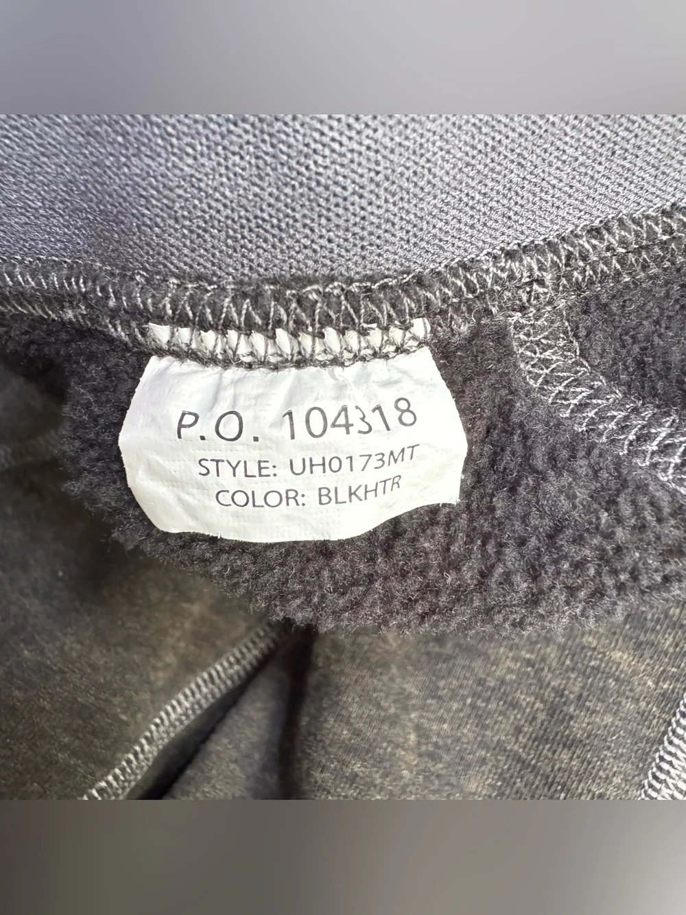 Carhartt Force Base Layer Pants Mens L Tall Black Wool Blend Thermal UH0173MT